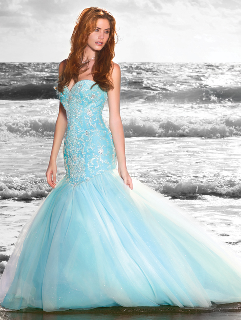 Disney Bridal Ariel 249 wedding dress 1